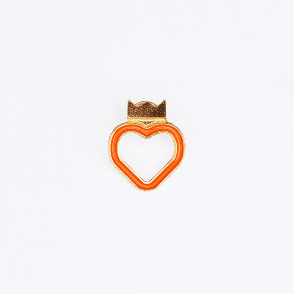 Pin DIF Corazón Naranja